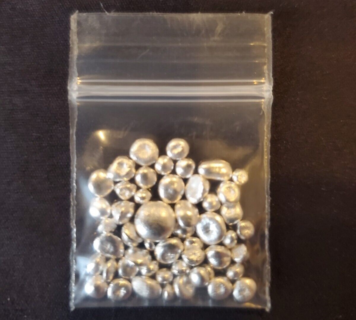 5 gram silver shot, casting grain, .9999 fine silver